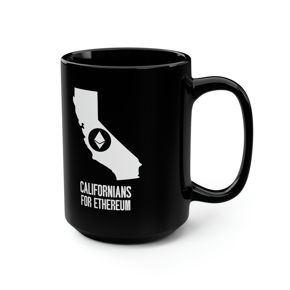 Californians for Ethereum | Black Mug