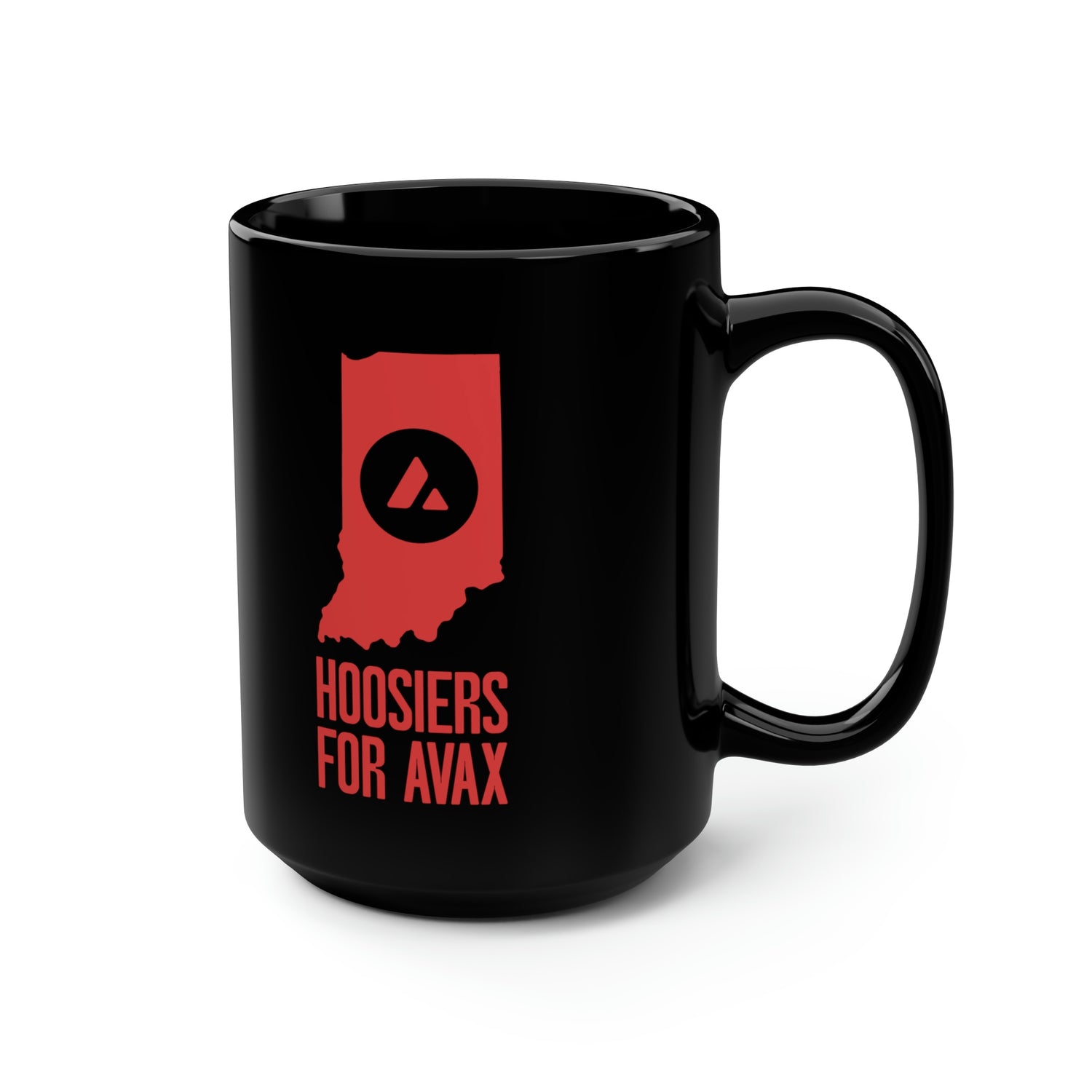 Hoosiers for Avax | Black Mug