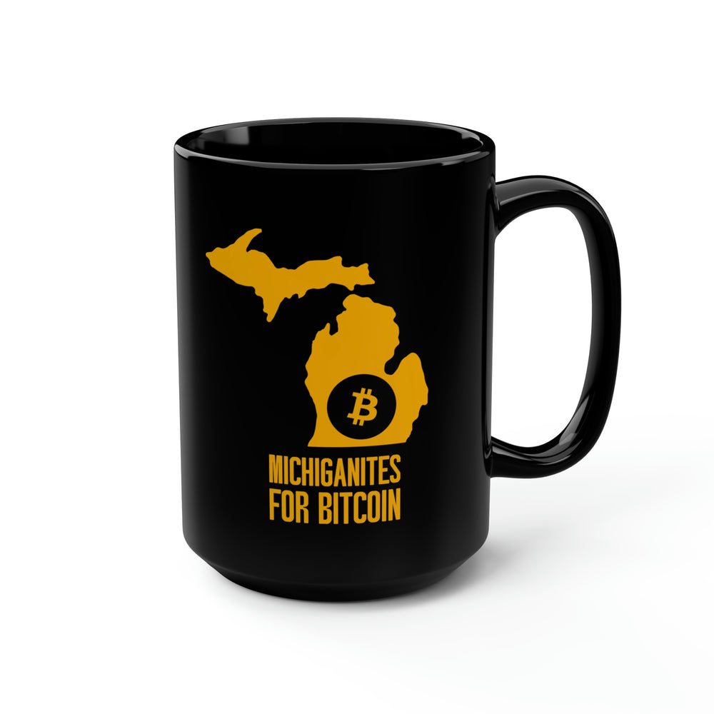 Michiganites for Bitcoin | Black Mug