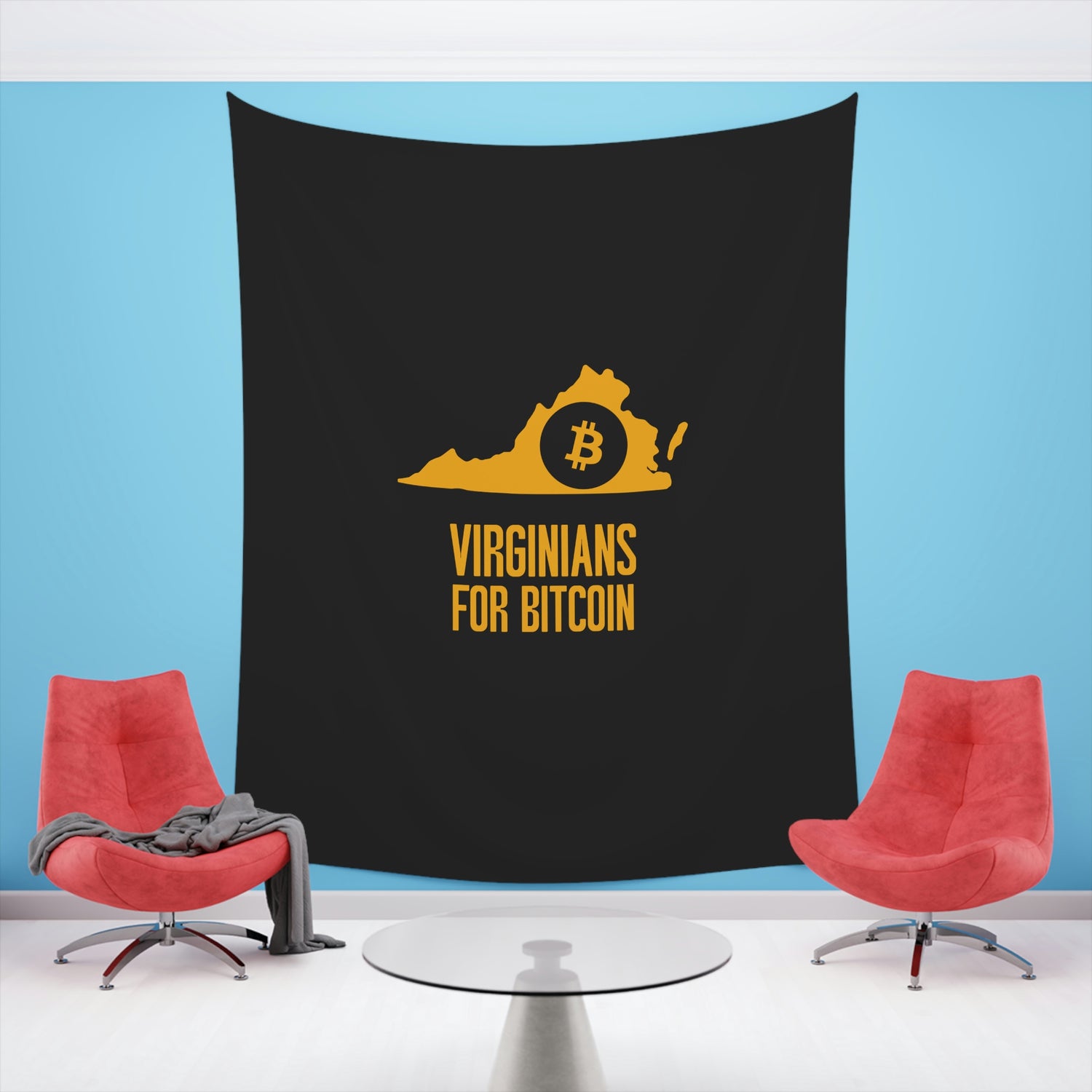 Virginians for Bitcoin | Wall Tapestry