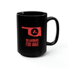 Oklahomans for Avax | Black Mug