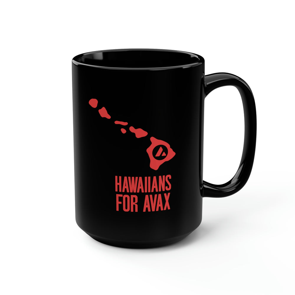 Hawaiians for Avax | Black Mug