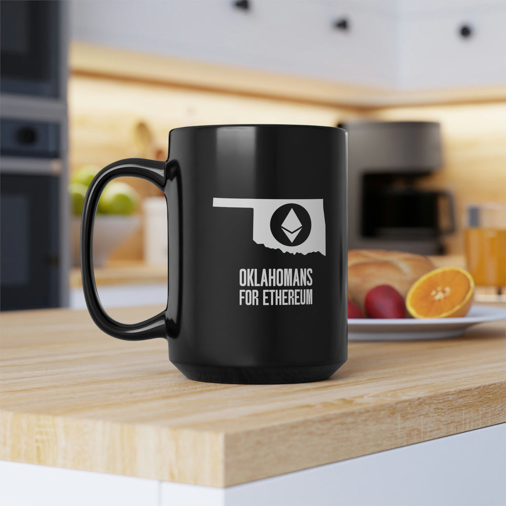 Oklahomans for Ethereum | Black Mug