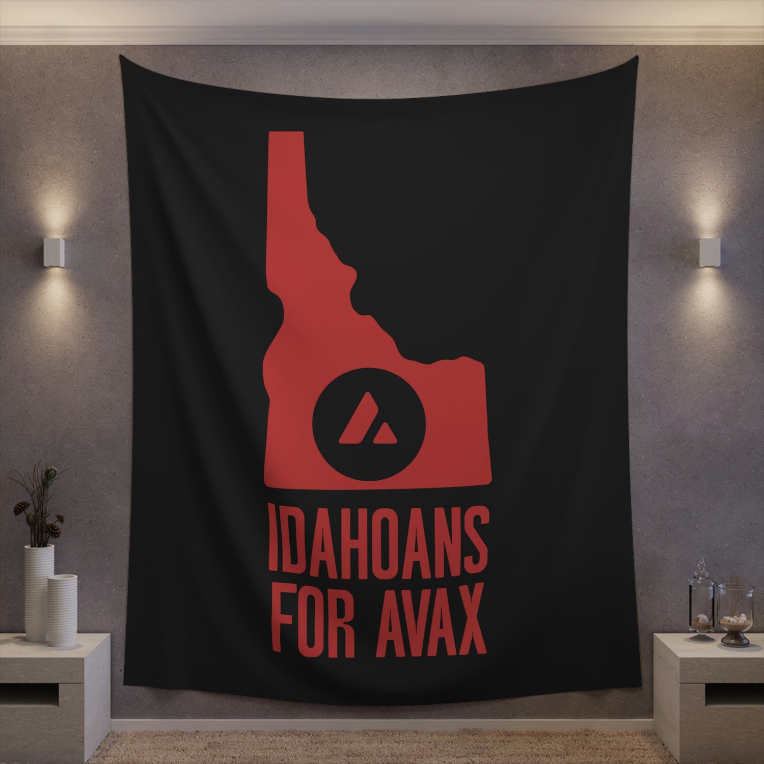 Idahoans for Avax | Wall Tapestry