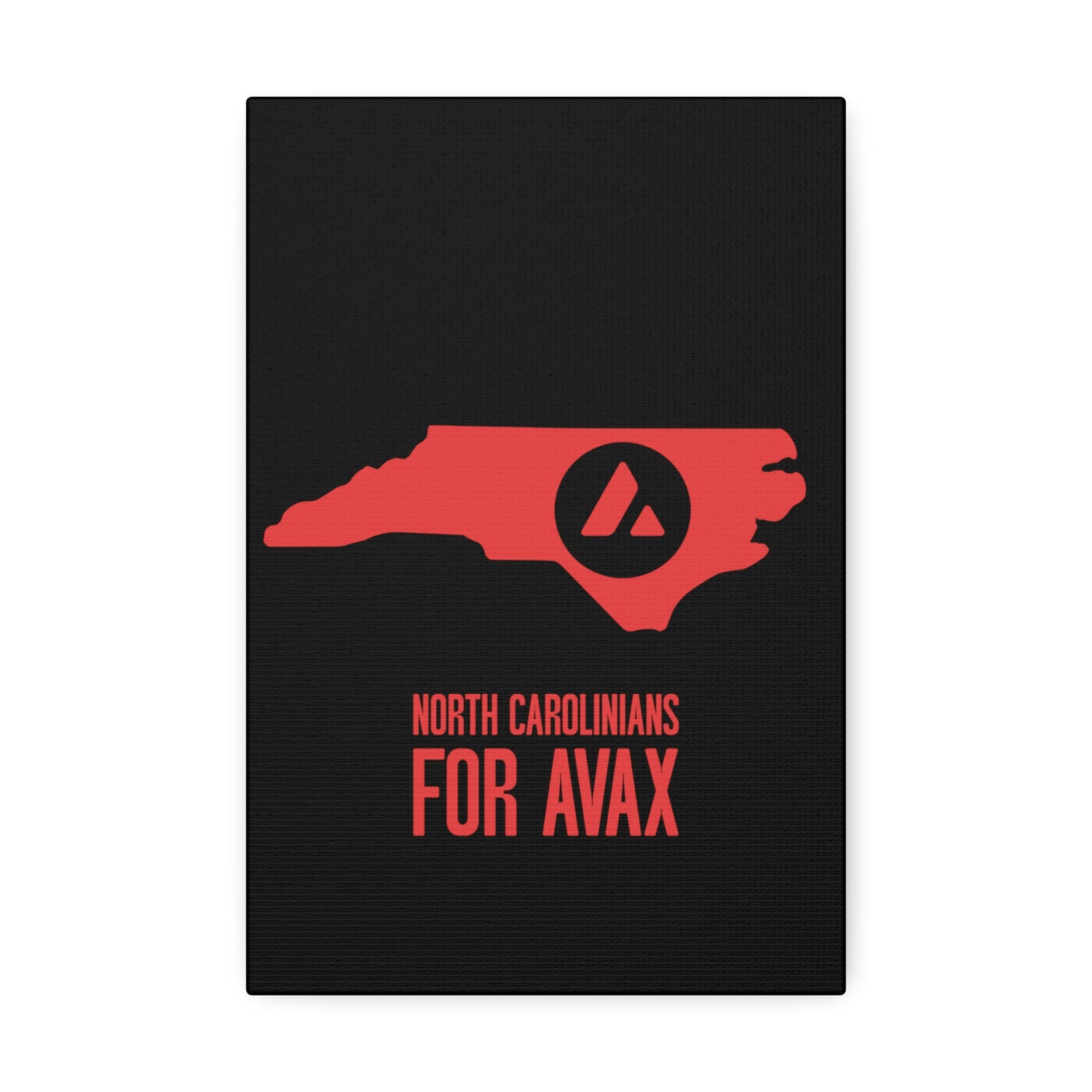 North Carolinians for Avax | Wall Canvas