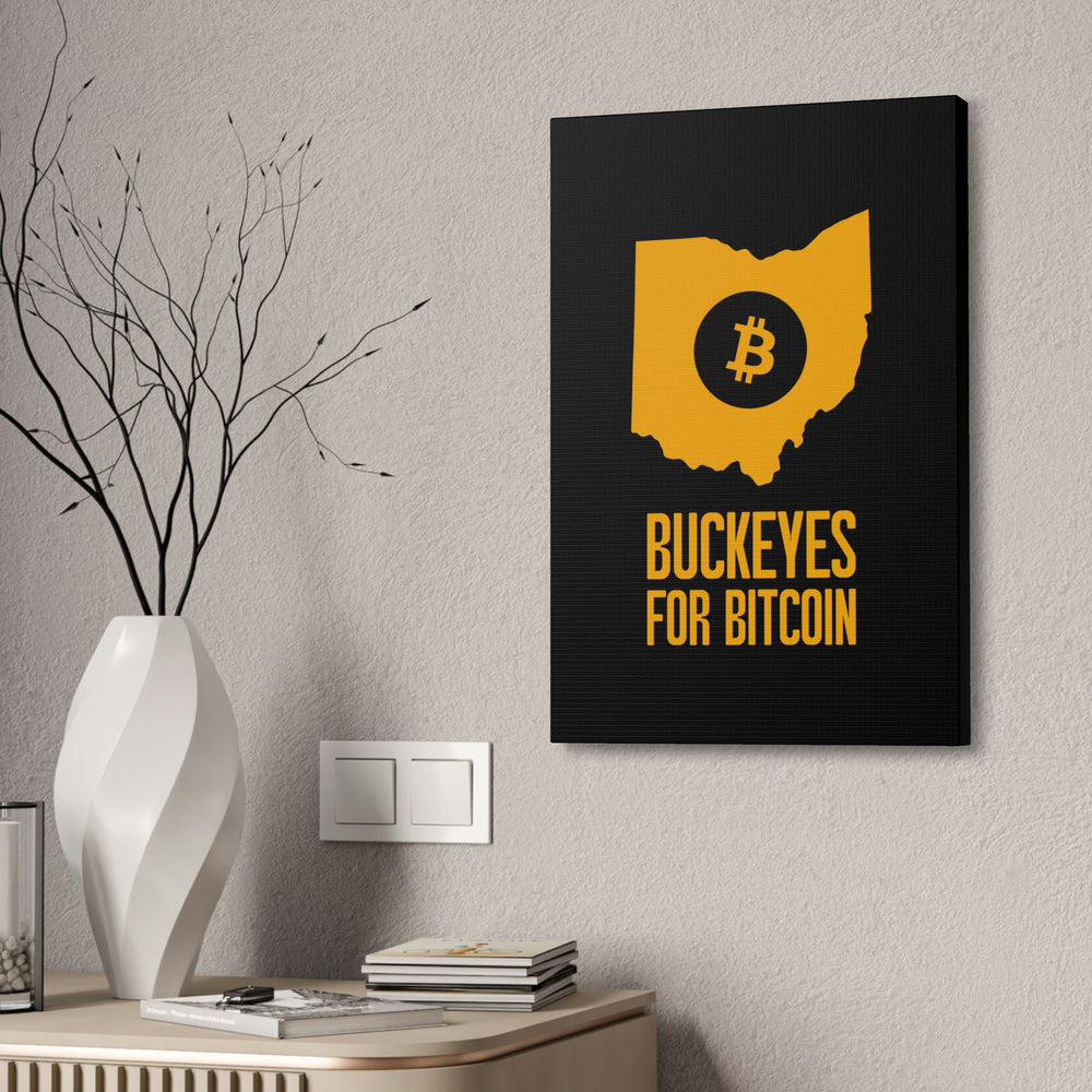 Buckeyes for Bitcoin | Wall Canvas