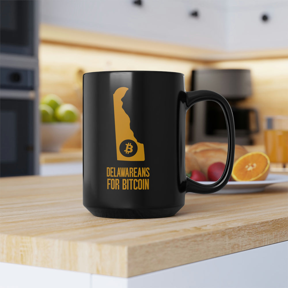 Delawareans for Bitcoin | Black Mug