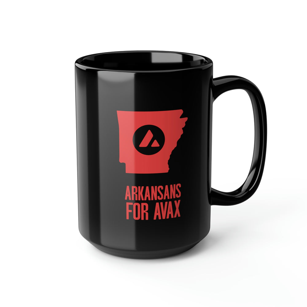 Arkansans for Avax | Black Mug