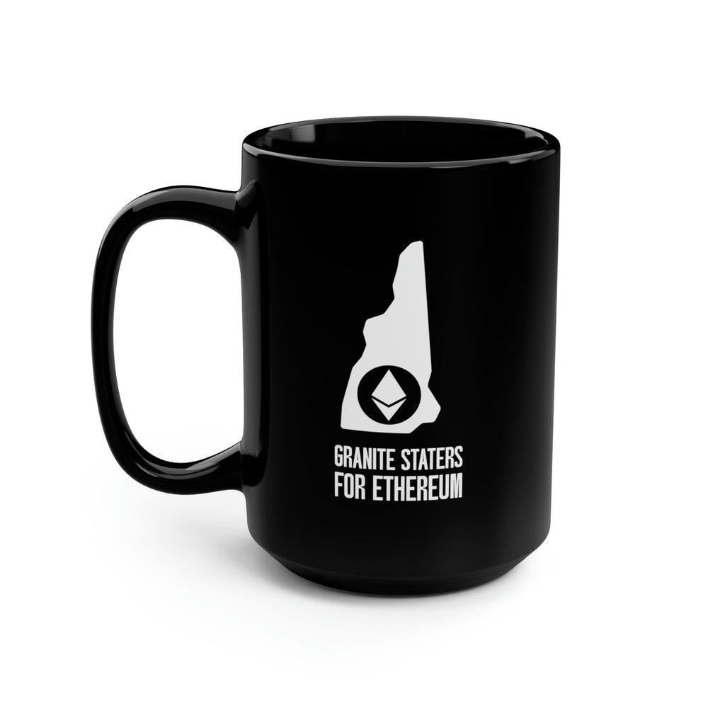 Granite Staters for Ethereum | Black Mug