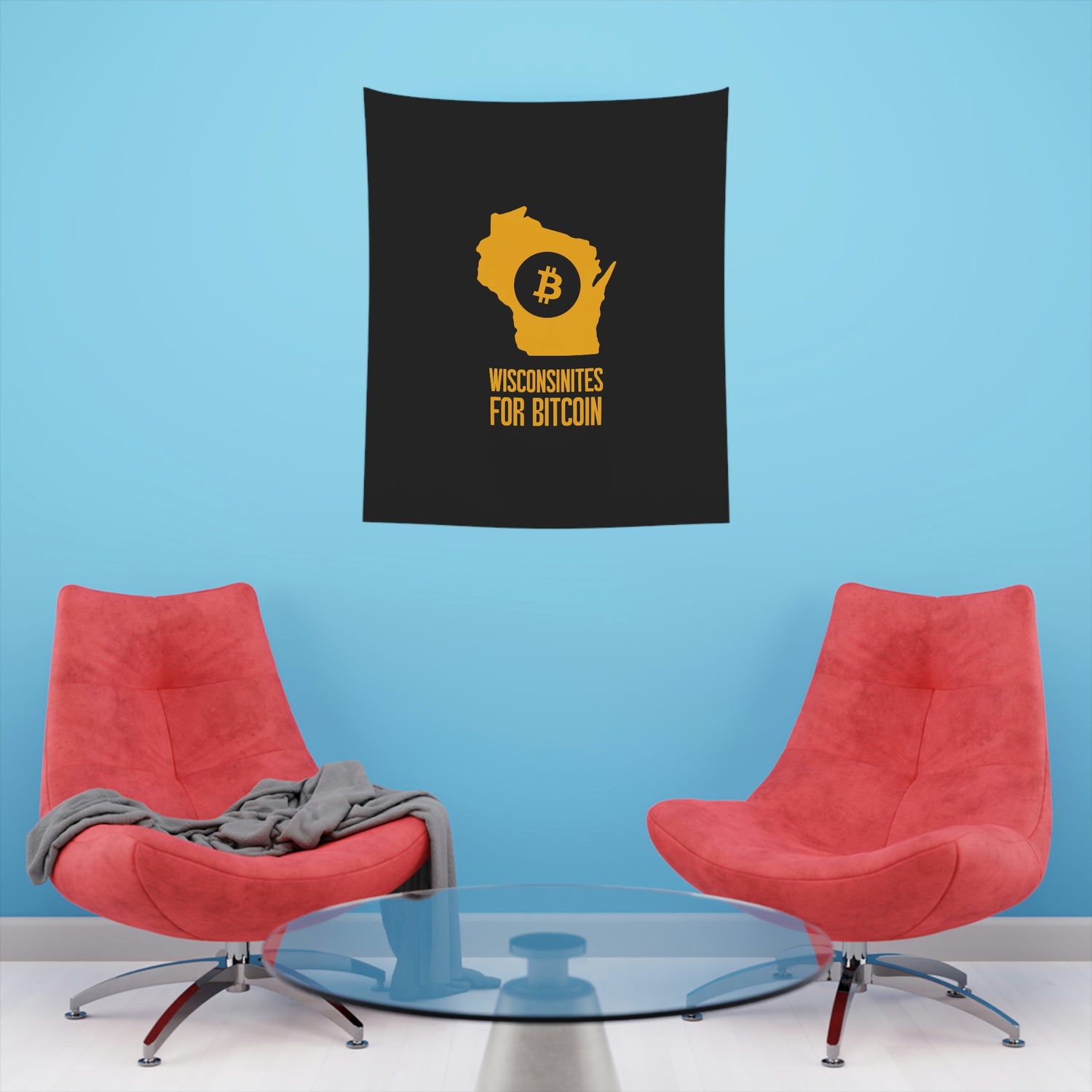 Wisconsinites for Bitcoin | Wall Tapestry