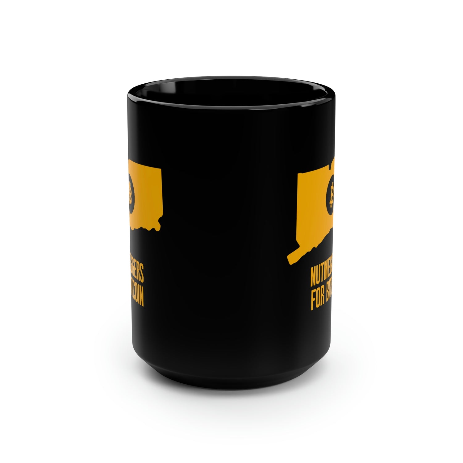 Nutmeggers for Bitcoin | Black Mug