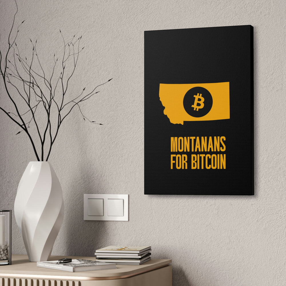 Montanans for Bitcoin | Wall Canvas