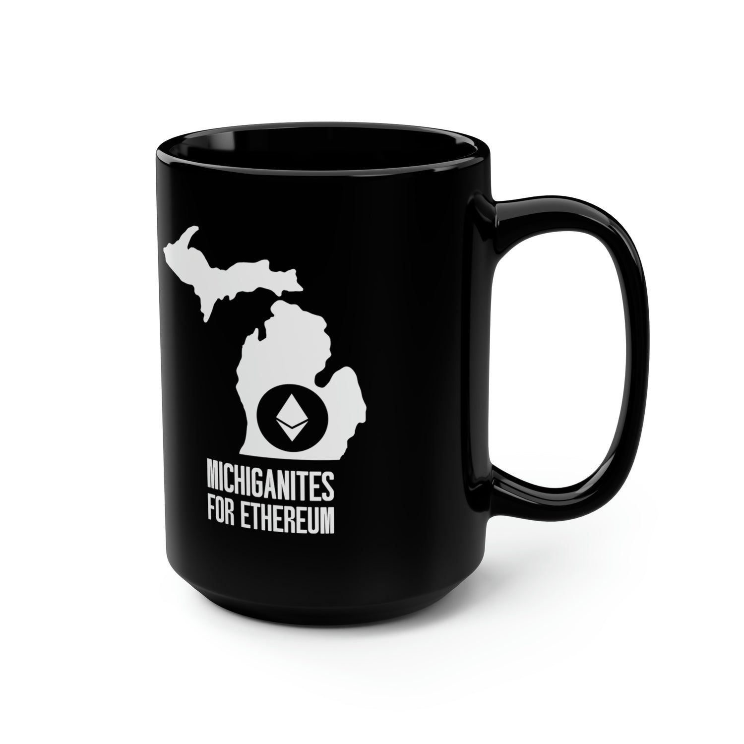 Michiganites for Ethereum | Black Mug