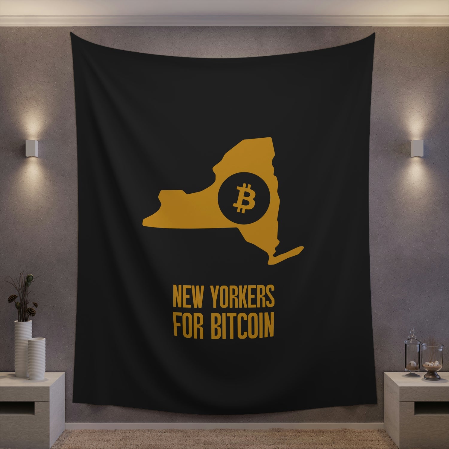 New Yorkers for Bitcoin | Wall Tapestry