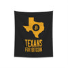 Texans for Bitcoin | Wall Tapestry