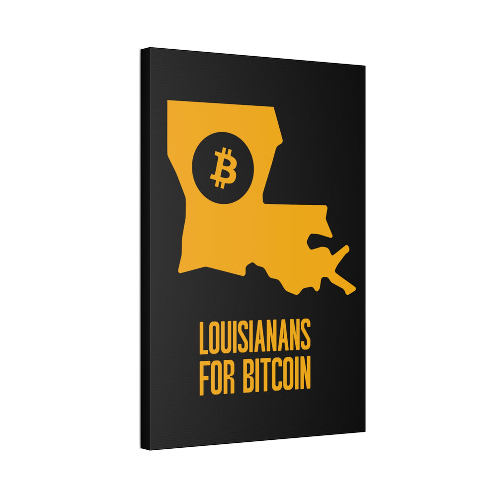 Louisianans for Bitcoin | Wall Canvas