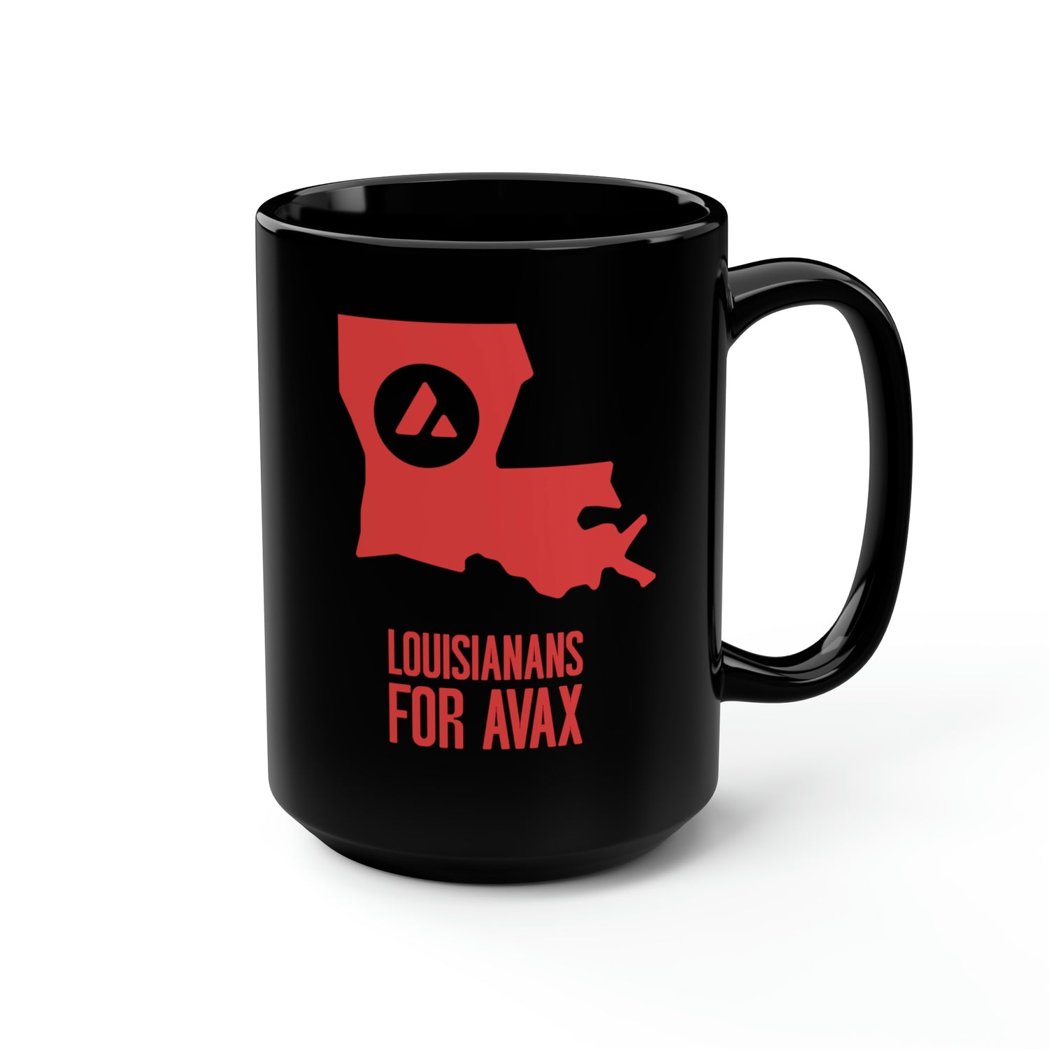 Louisianans for Avax | Black Mug