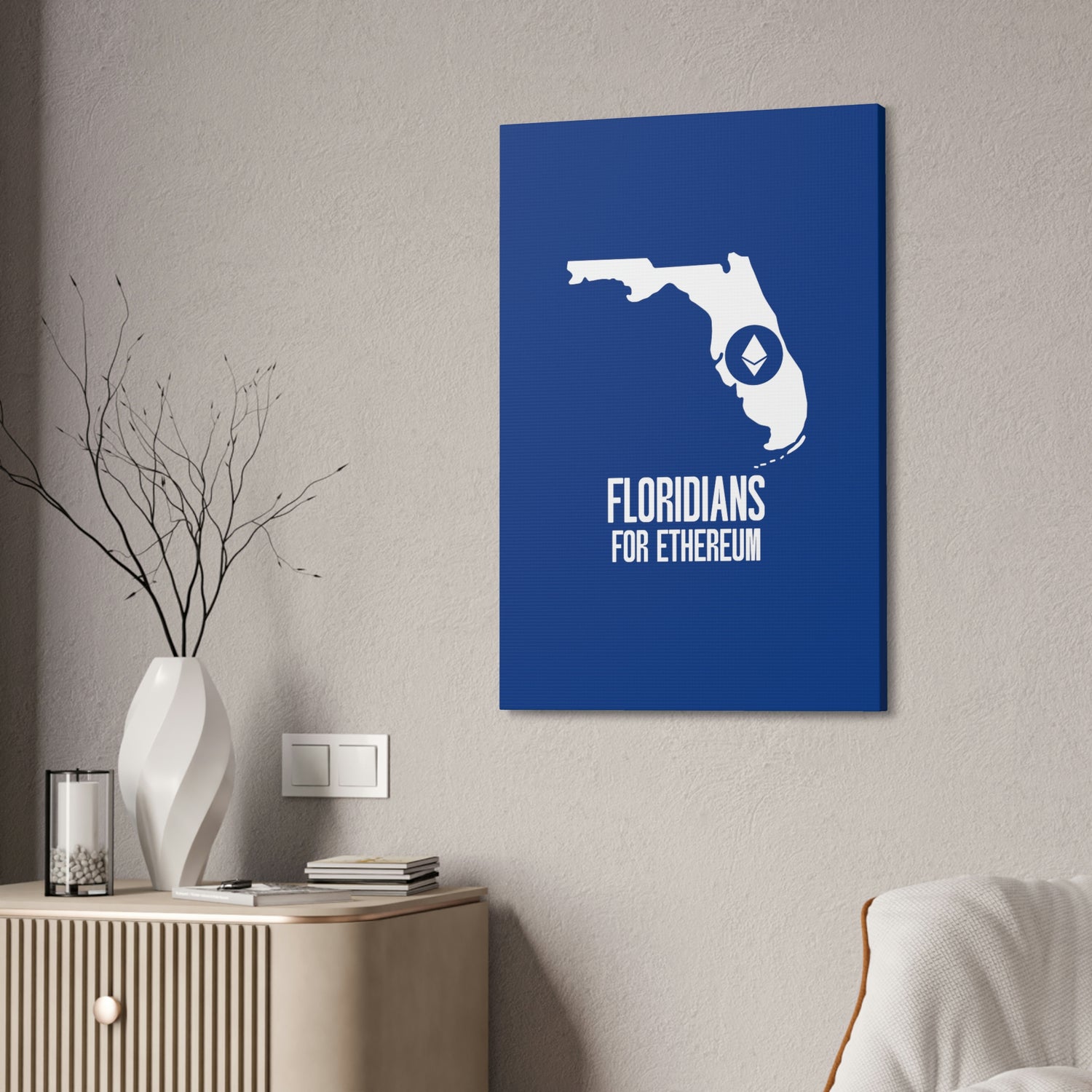 Floridians for Ethereum | Wall Canvas