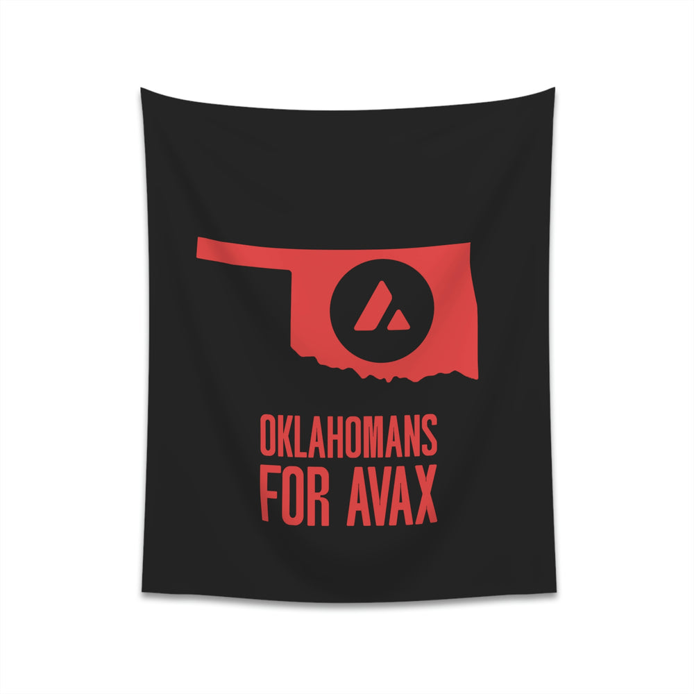 Oklahomans for Avax | Wall Tapestry