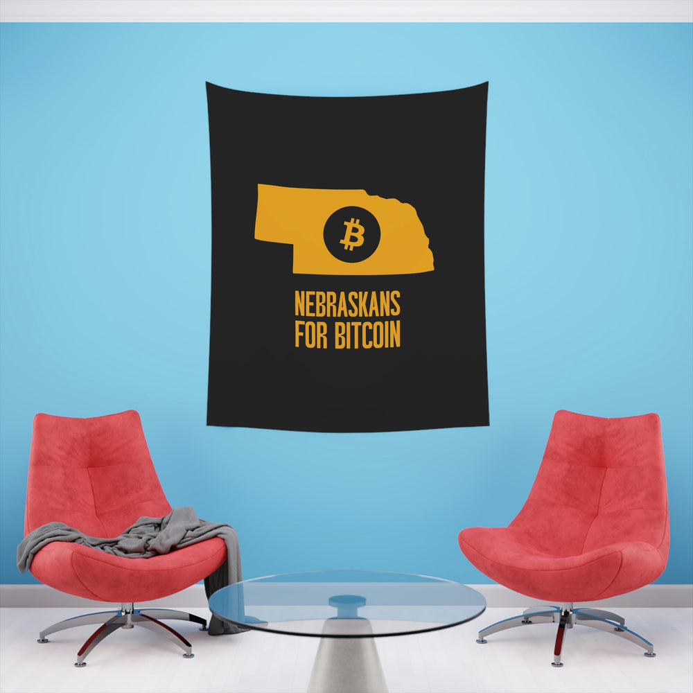 Nebraskans for Bitcoin | Wall Tapestry