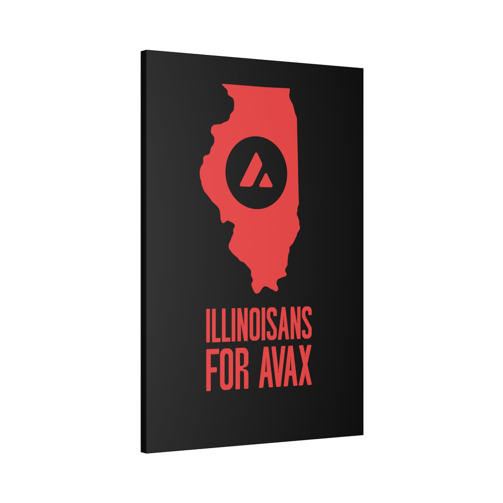 Illinoisans for Avax | Wall Canvas