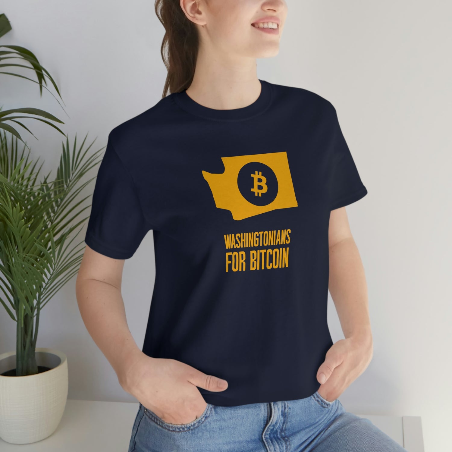 Washingtonians State for Bitcoin | T-Shirt