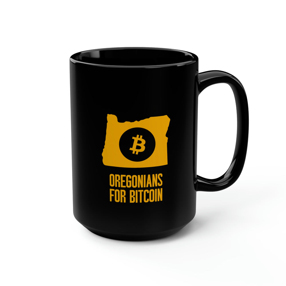 Oregonians for Bitcoin | Black Mug