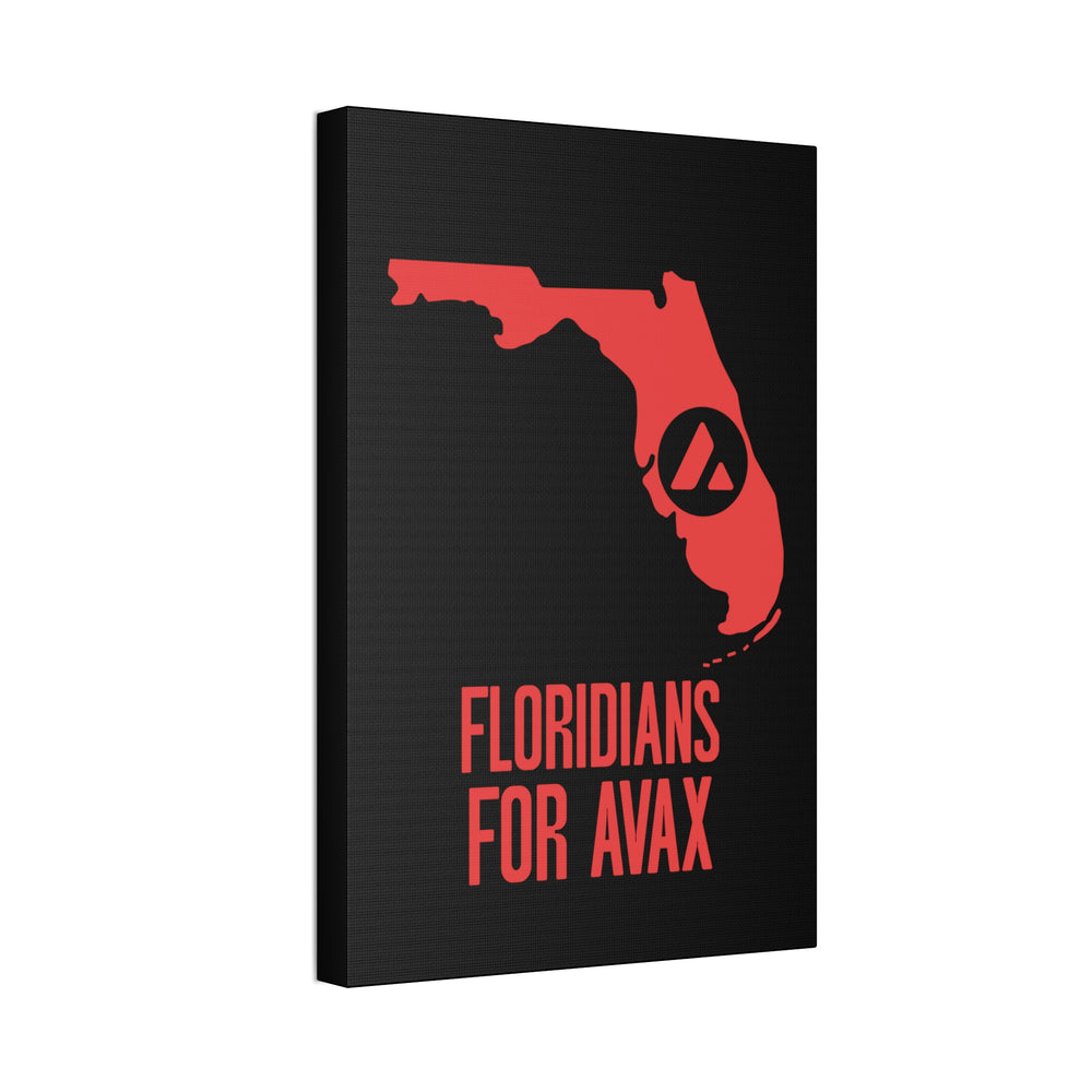 Floridians for Avax | Wall Canvas