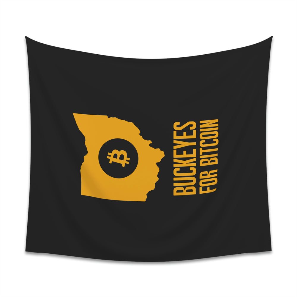 Buckeyes for Bitcoin | Wall Tapestry