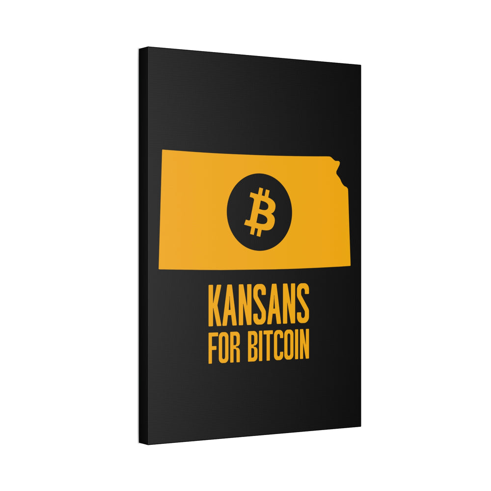 Kansans for Bitcoin | Wall Canvas