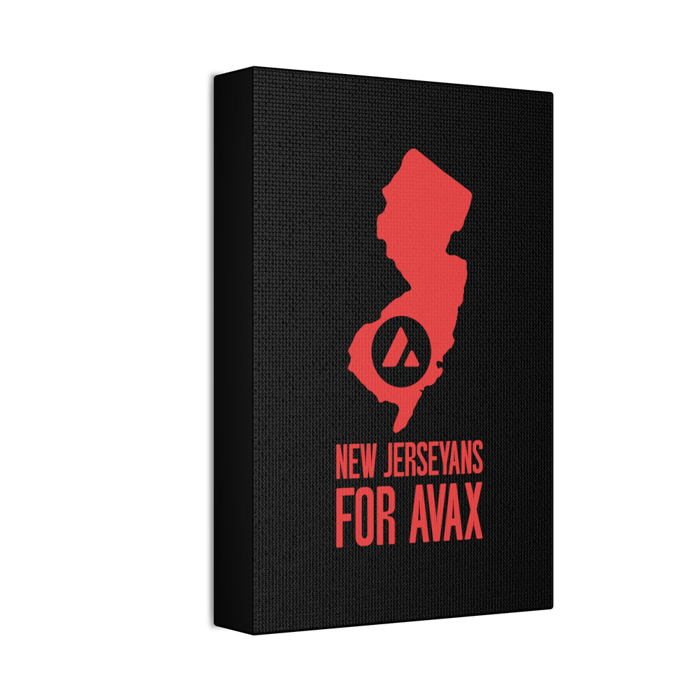 New Jerseyans for Avax | Wall Canvas