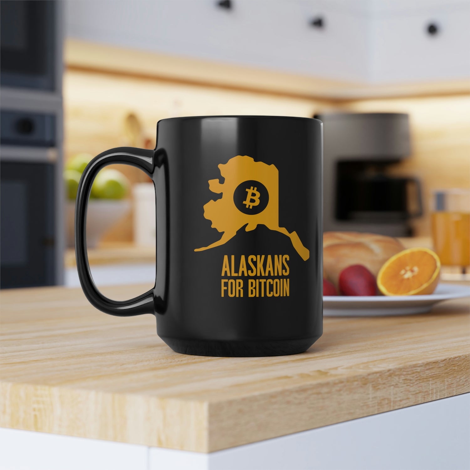 Alaskans for Bitcoin | Black Mug