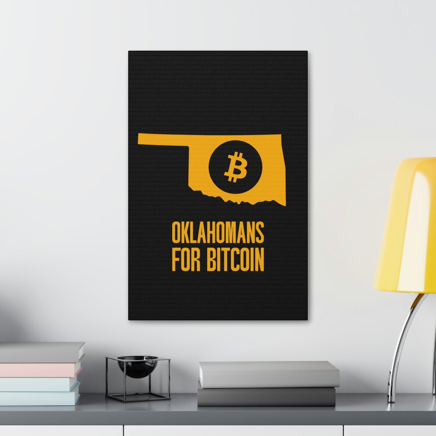 Oklahomans for Bitcoin | Wall Canvas