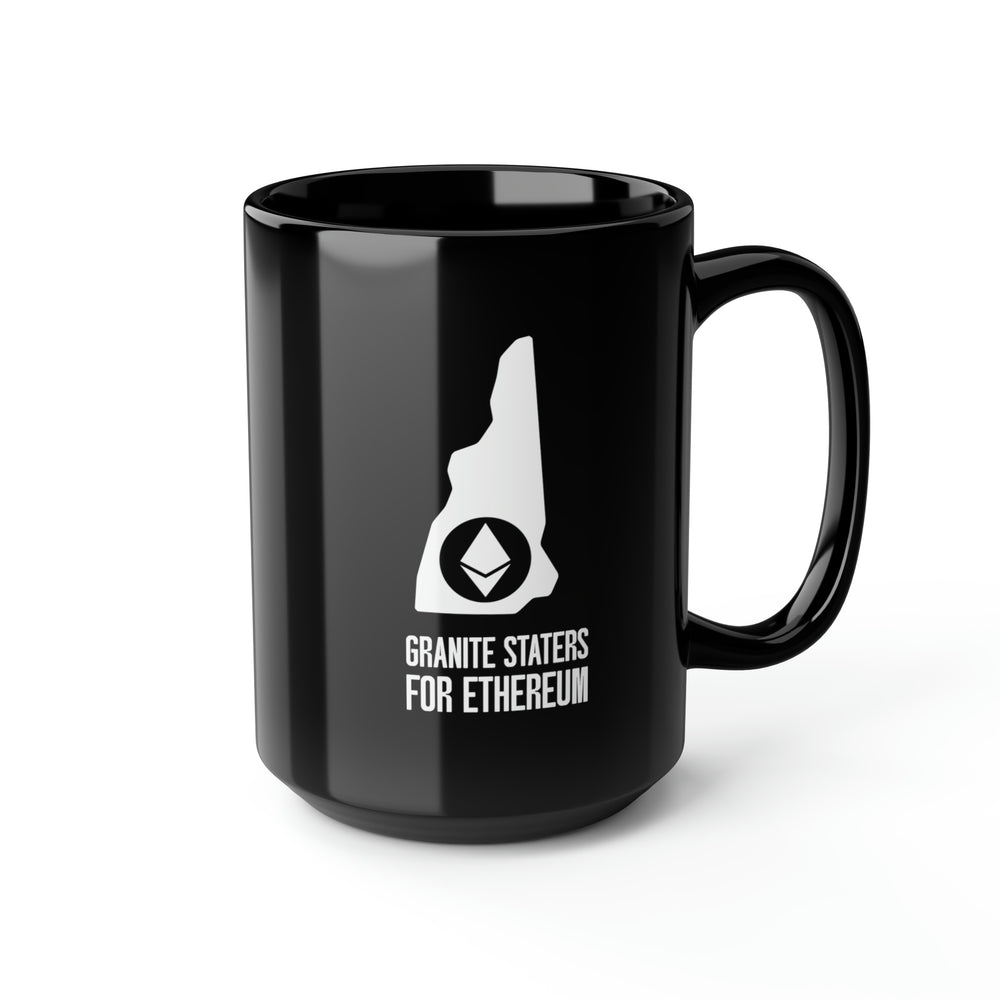 Granite Staters for Ethereum | Black Mug