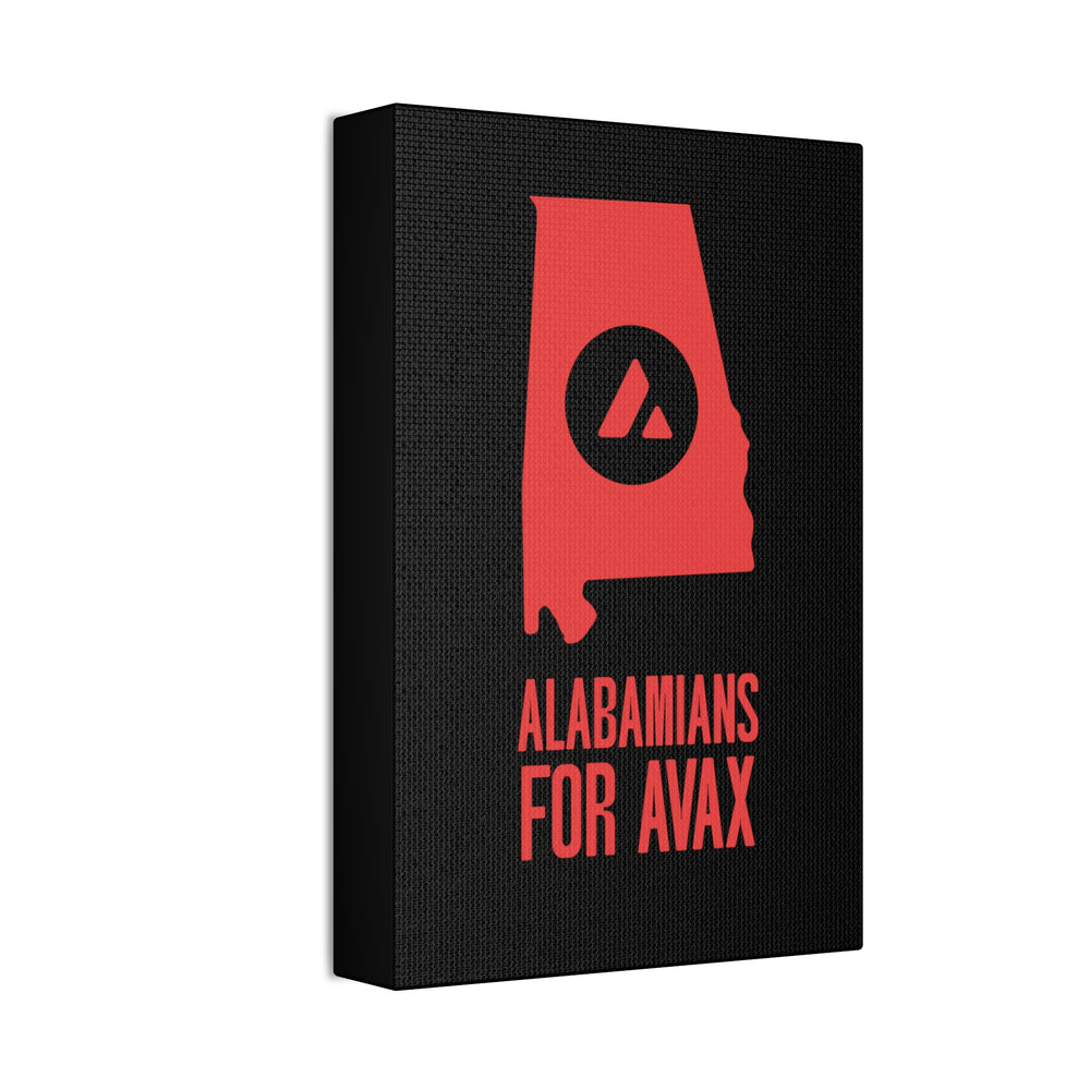 Alabamians for Avax | Wall Canvas