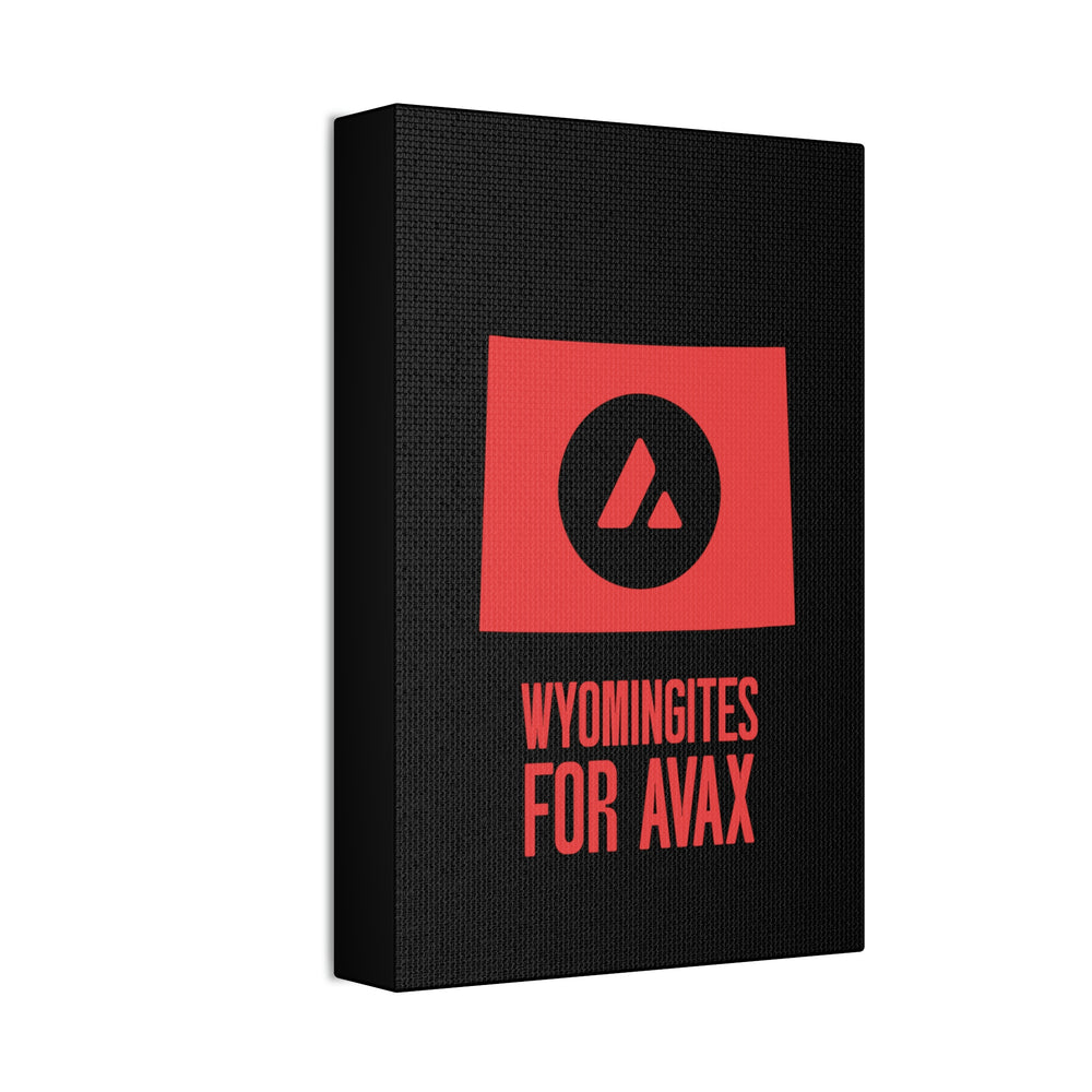 Wyomingites for Avax | Wall Canvas